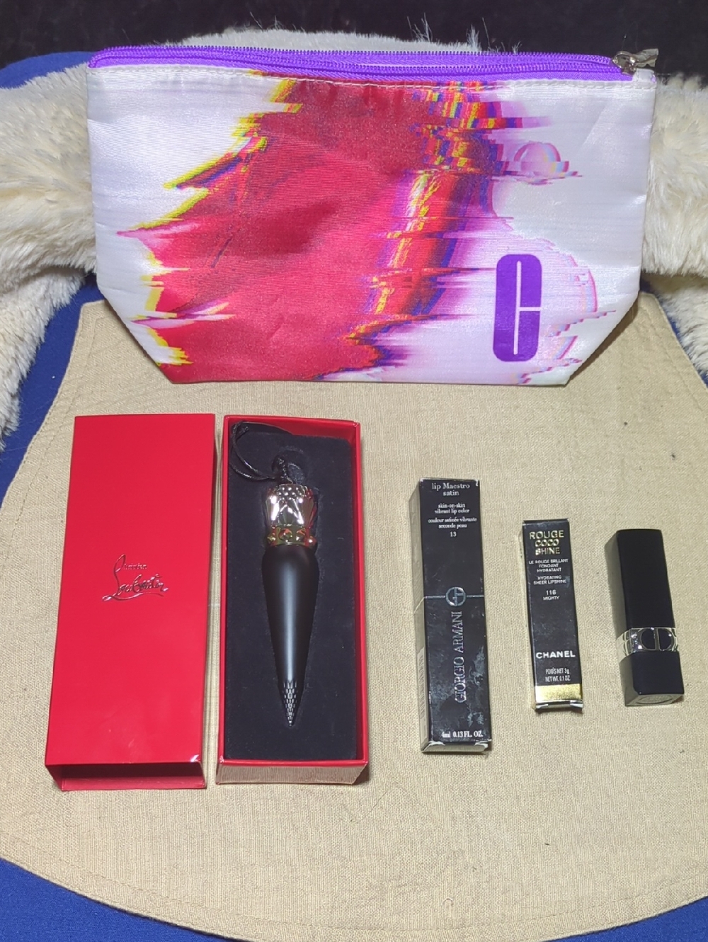Christian Louboutin, Giorgio Armani, Chanel & Christian Dior Lipsticks ONLY $125